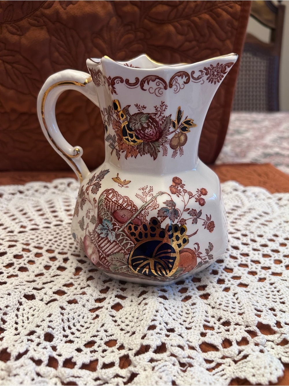 Masons Ironstone octagonal jug